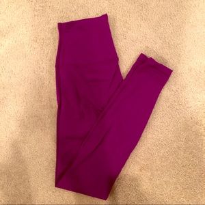 Lululemon high waisted purple leggings